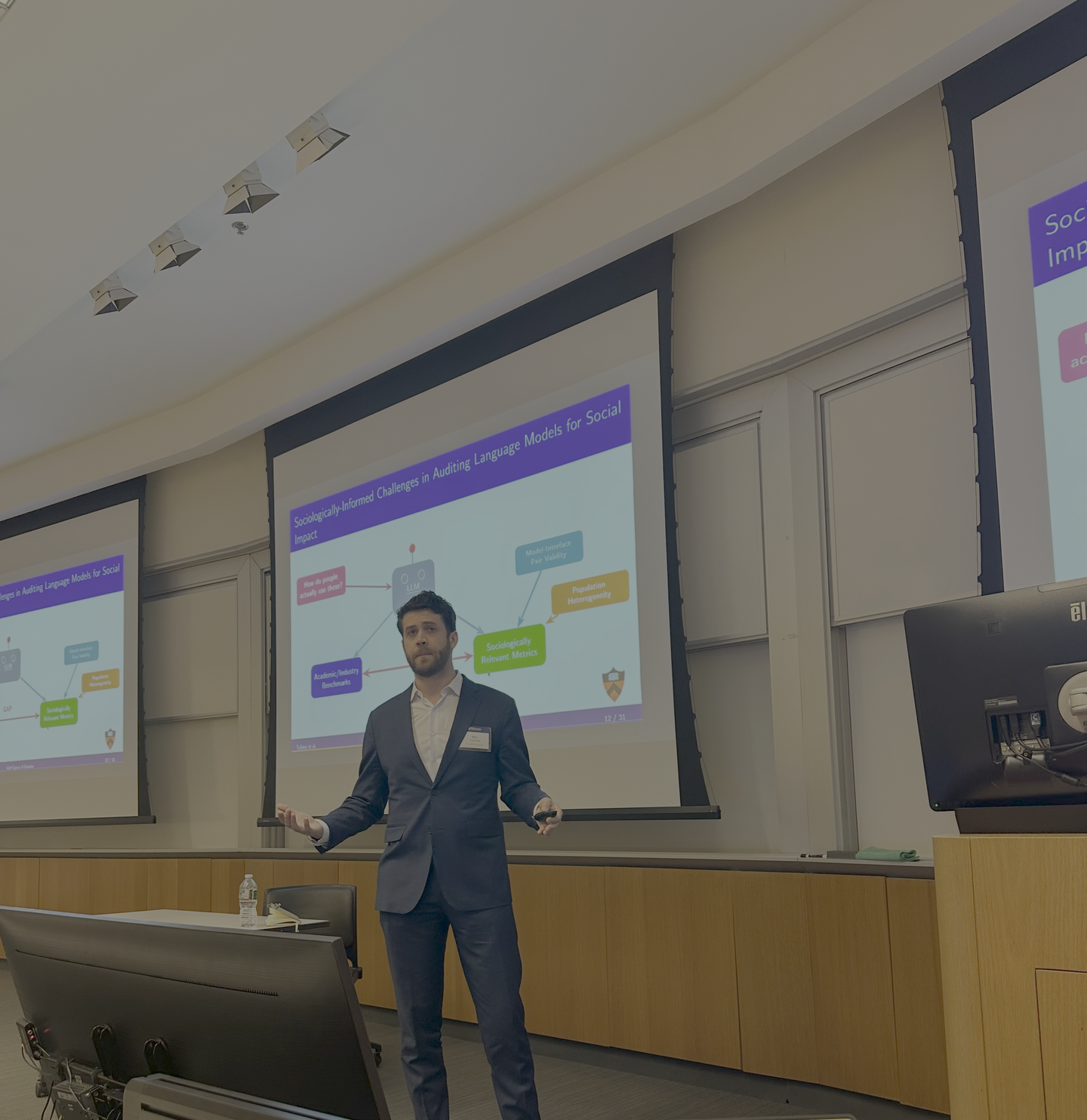Ben Hawriluk presenting at UPenn Wharton's Accountable AI Conference
